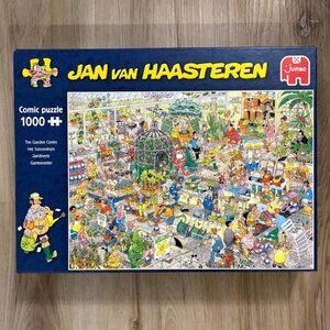 Jan Van Haasteren 1000 pc Comic Puzzle “The Garden Centre” - Jumbo